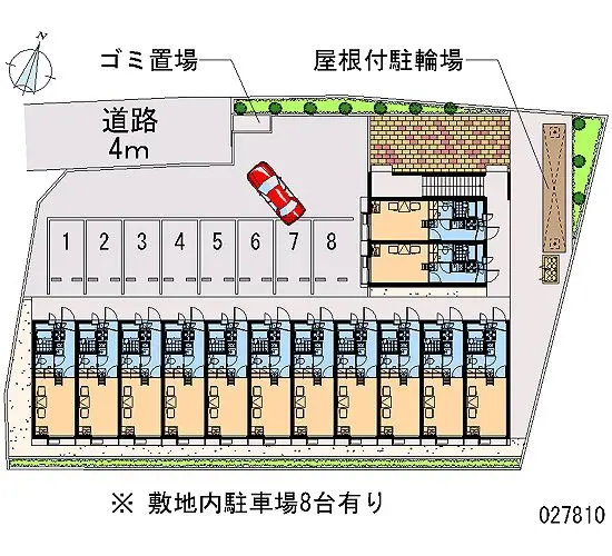 ★手数料０円★所沢市北秋津　月極駐車場（LP）